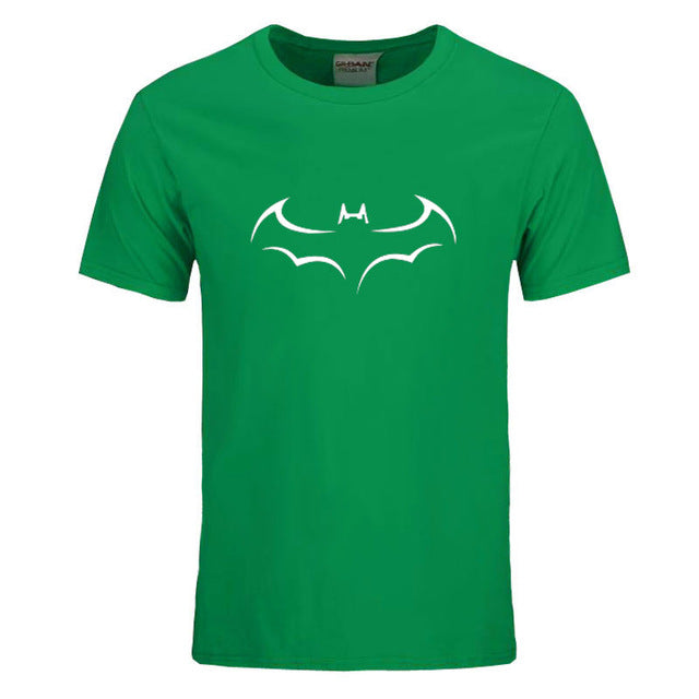 RUMEIAI 100% COTTON men t shirt casual short sleeve t-shirt for men batman print men T shirt crewneck mens tee shirt