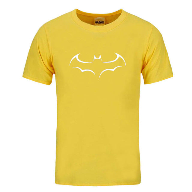 RUMEIAI 100% COTTON men t shirt casual short sleeve t-shirt for men batman print men T shirt crewneck mens tee shirt