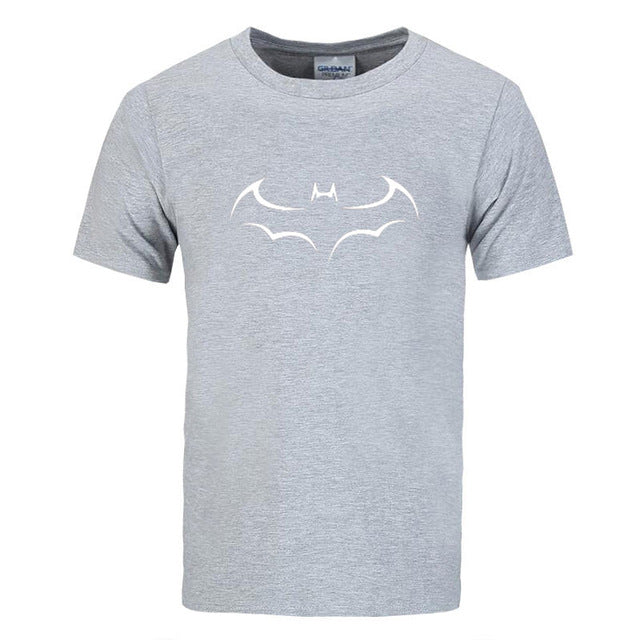 RUMEIAI 100% COTTON men t shirt casual short sleeve t-shirt for men batman print men T shirt crewneck mens tee shirt