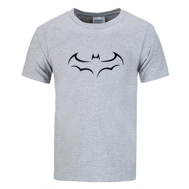 RUMEIAI 100% COTTON men t shirt casual short sleeve t-shirt for men batman print men T shirt crewneck mens tee shirt